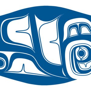 Abstract Formline - Blue and White