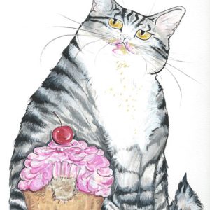 Sneaky Cat-Sneaky Cupcake